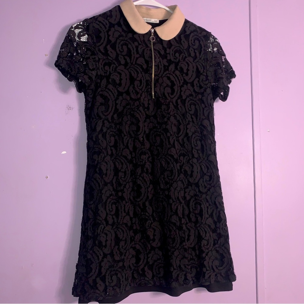 Zara Peter Pan collar babydoll dress